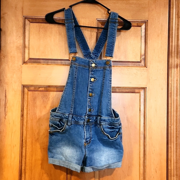 Tinseltown Jean short overalls size XS - Picture 1 of 9